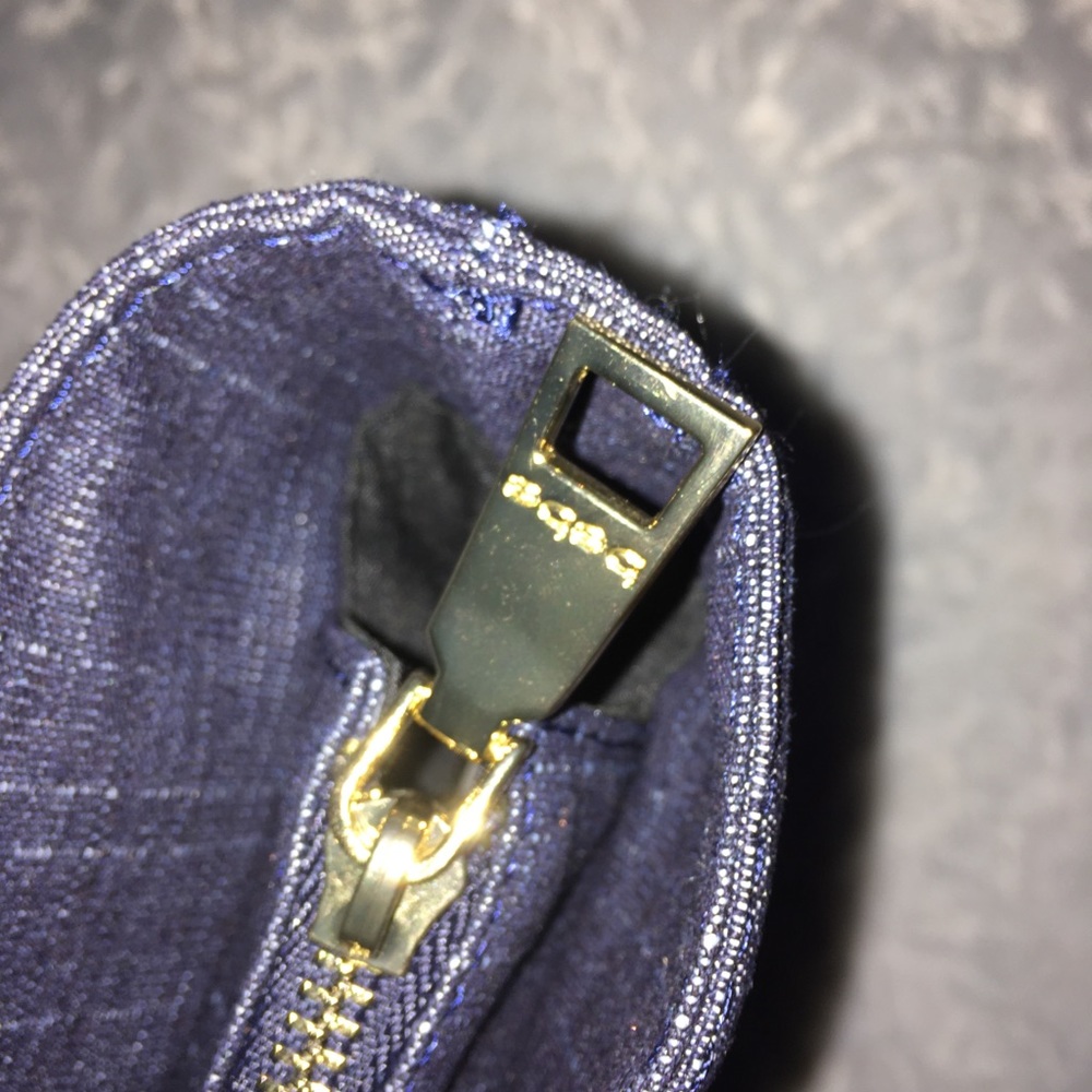 🏖☀️bebe Debbie Denim Faux Leather Trim Tote - Picture 6 of 8